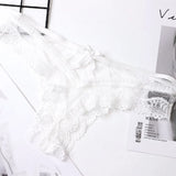Hollow Lace Trousers Ladies Thongs T-Shirt Trousers T-Trout T-Trout T-Shirt