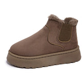 Velvet Round Head Jacket Cotton Boots 2025 Autumn And Winter New 44 Large Thick Snow Boots