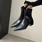 Martin Boots Short Boots Women's Autumn And Winter With Women's Boots Fashion Coarse And Thin Boots Small Design High