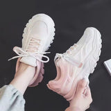 Old Dad Shoes Women In Autumn 2025 Thick Net Breathable New Set Casual Gradually Small White Shoes Children's