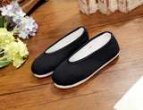 Zingj Shoe Box Girls Embroidered Cloth Shoes, Flat Single Shoes, Children's