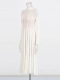 Vietnamese Style Niche Lace Dress 2025 New High-End Embroidery Collar Slimming Dress