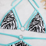 2023 Sexy New Striped Drawstring Strap Split
