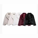 Women's INS Explosion Artificial Fur Effect