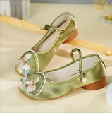 Zingj Women's Shoes Spring And Summer New Style Embroidered Cloth Shoes Simple Temperament Collocation Cheongsam Single Shoes Comfortable National Wind Female Embroidered