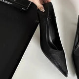 French New Leopard-Print Fine Heel Single Shoes Sexy Pointed High-Heeled High-Heeled High-Heeled Shoes Small-Size Velvet Cat