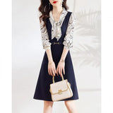 Spring And Summer New Lace Chiffon Coat Large Size Women's Mesh Yarn Leaf Side Long-Sleeved Bottom Shirt