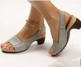 Explosion Of Women's Shoes In The Thick Heel Sandals Direct Wish Heel Shoes