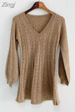 V-neck Lantern Sleeve Knit Elegant Vestidos De Mujer Fashion Korean Sweater Bodycon Y2K Mini Dress Women Clothing