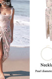 Summer Chiffon Foral Print 2 Piece Dress Set Elegant Lace Up Corset Top and Long Skirt Dress Set for Party