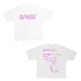 Street Pistol Trend New Front And Rear Printing T-Shirt Gothic High Street Short-Sleeved Round Collar