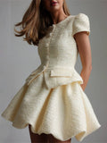 Women's Fashion Style High-End Feel Cardigan Small Scented Breeze Tatong Skirt Dress Elegant Dignified Women's