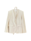 Xixi 2025 New Retro Long Sleeve Small Suit Short Jacket Loose Casual Suit