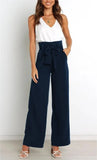 Dress Casual Fashion Wide Leg Bow