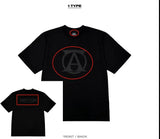 New Ateez 2025 World Tour Print Short-Sleeved Top Shirt Full-On T-Shirt Round