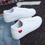 White Shoes Autumn Shoes 2025 New Women's Shoes Korean Version Of Autumn Leather Panel Shoes Students Leisure Spring And Autumn White Shoes Flat