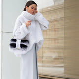Winter New Sweater Knitted Jersey Women's Fluffy Long-Sleeved