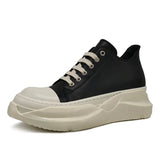 Men's Shoes Spring And Summer New Low-Help Canvas Breathable Students With Thick Soles To Increase High Shoes Women's