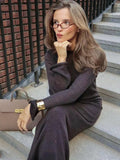 Hot Knitted Hollow Skirt + Vest Skirt Set Women's Soft Knitted Burqa Holiday
