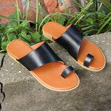 Summer Cool Slippers Women's Large-Size Coated Toes Wearing Casual Beach