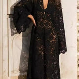 Women's Explosive Lace Embroidered Long-Sleeved