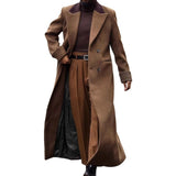 Autumn And Winter Hairs, Which Lengthn The Coat Man Thicker, The Double Buckle Wind