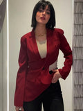 Niche Style Suit Women's Clothing 2025 Autumn And Winter New Asymmetrical Hollow Bare Waist Repair Small Suit Jacket