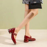 High-Heeled Mary Treasure Shoes 2025 Spring And Summer New Retro Thick Heel JK Single Shoes Fairy Fashion High