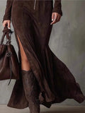 Fashion Style In Autumn And Winter 2025, Zippered And Straight-Fork