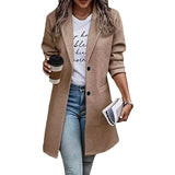 Autumn And Winter Station Long Large Size Hair, The Female Coat Of Which Is Quality