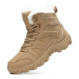 Plus Velvet Cotton Boots Large-Size Men's Outdoor Combat Training Boots Low-Help Delta Field