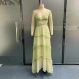 Zingj 2023 New Sexy Home Sling Lace See-Through Hole Dress-Outfit