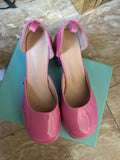 Spring And Summer Barbie Powder Single Shoe Waterproof Table With Baotou Thick Heeled Mary Jane Head High