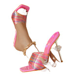 Women 2025 New Heart-Shaped Soles Of A Foot Pedal Wear Slippers High Heels Outside The