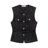 Single! Spring And Summer New Women's Fashion Casual Round Collar Single Buckle Belt