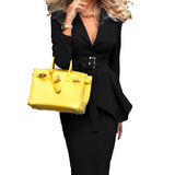 Spot Women's Wear 2025 New Solid Color Professional Suit Skirt Two-Piece