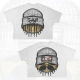 Printing Of Men's T-Shirt Blutosatire Billdog Cotton Oversized