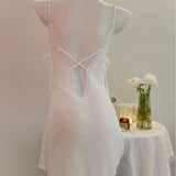 Pajamas Women 2025 New Summer Pure Lust Lace Spring And Autumn Small Breast With Breast Pad Sling Syringe