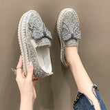 Drill Pine Cake Lefu Shoes Flat Soles Of Casual Shoes Spring And Autumn New Butterfly Gelits Single
