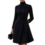 Elegant Autumn And Winter Long Sleeve Elegant Casual Dress