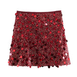 2025 New Leek Decorating Stylish Personality Miniskirt Skirt 3920139