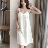 Women Chic Fashion Korean Style Home Soft Sleepwear Cute Sweet Elegant Sexy Casual Sleeveless Thin Summer New