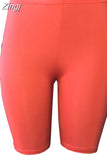 Womens Fitness Half High Waist Quick Dry Skinny Bike Shorts 2023 New Tight Short Black Red Gray Slim Korean Sport Shorts