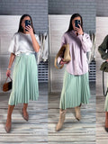 And Autumn 2025 New 100-Fold Organ Half-Dress Hot Soft Half-Dress
