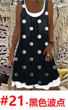 Women's 2025 Summer New Fashion Imitation Denim Vest Casual Print Sleeveless