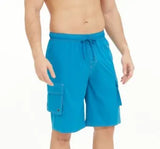 Pants Solid Color Multi-Pocket Fake Two Double-Layer Overalls Five-Point Fitness Running Leisure Sports