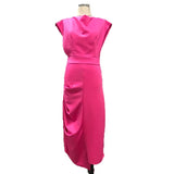 Spring And Summer New Women's Clothing Pure Color Sleeveless Irregular Dress Dress