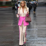 Star Fashion New Professional Suit A Buckle Color Suit + Flare-Dancing Set Two