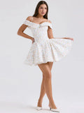 Summer New Sexy Shoulder Sling Dress Fashion Temperament Print Poneng Skirt Dress Dress Dress Dress Dress