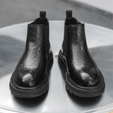 Zingj Boots Men's Fall Locomotive Smoke Boots High Bang Martin Boots